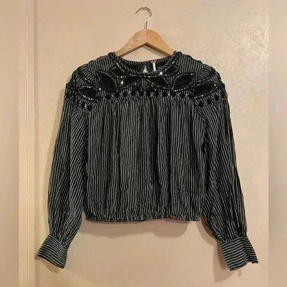 Free People women’s Dream Away blouse size S - Picture 1 of 4